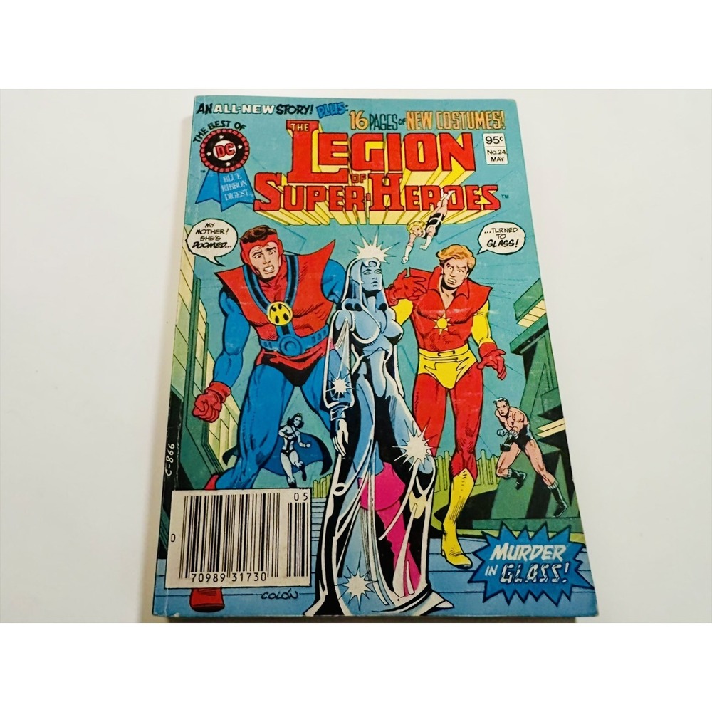 1982 BEST OF DC BLUE RIBBON DIGEST THE LEGION OF SUPERHEROES #24 VF- COMIC BOOK